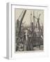 Shipping Material at Woolwich for the Souakim Railway-William Heysham Overend-Framed Giclee Print