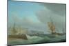 Shipping Off Dover, C.1760-Thomas Whitcombe-Mounted Giclee Print