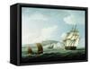 Shipping off Dover Castle, England-Thomas Buttersworth-Framed Stretched Canvas