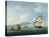 Shipping off Dover Castle-Thomas Buttersworth-Stretched Canvas