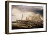 Shipping off Gibralter-Charles Henry Miller-Framed Giclee Print