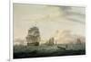 Shipping off Ramsgate Harbour, 1807-Thomas Luny-Framed Giclee Print