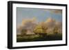 Shipping Off the Eddystone, C.1820-Thomas Luny-Framed Giclee Print