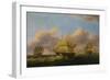 Shipping Off the Eddystone, C.1820-Thomas Luny-Framed Giclee Print