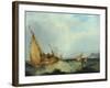 Shipping Off the Isle of Wight-John Sell Cotman-Framed Giclee Print