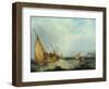 Shipping Off the Isle of Wight-John Sell Cotman-Framed Premium Giclee Print