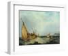 Shipping Off the Isle of Wight-John Sell Cotman-Framed Premium Giclee Print