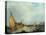 Shipping Off the Isle of Wight-John Sell Cotman-Stretched Canvas