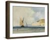 Shipping off the Mediterranean Coast, 1848-John Callow-Framed Giclee Print