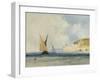 Shipping off the Mediterranean Coast, 1848-John Callow-Framed Giclee Print