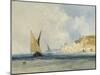 Shipping off the Mediterranean Coast, 1848-John Callow-Mounted Giclee Print