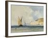 Shipping off the Mediterranean Coast, 1848-John Callow-Framed Giclee Print