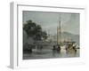 Shipping on a Chinese River, 19th Century-George Chinnery-Framed Giclee Print