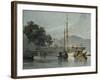 Shipping on a Chinese River, 19th Century-George Chinnery-Framed Giclee Print