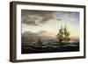 Shipping on the Bosphorus-Franz Johann Wilhelm Hunten-Framed Giclee Print