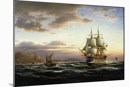 Shipping on the Bosphorus-Franz Johann Wilhelm Hunten-Mounted Giclee Print