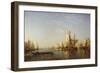 Shipping on the Grand Canal, Venice-Felix Ziem-Framed Giclee Print