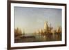 Shipping on the Grand Canal, Venice-Felix Ziem-Framed Giclee Print
