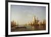 Shipping on the Grand Canal, Venice-Felix Ziem-Framed Giclee Print