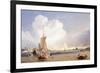 Shipping on the Hooghly River, Calcutta, 1852-C.J. Martin-Framed Giclee Print