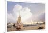 Shipping on the Hooghly River, Calcutta, 1852-C.J. Martin-Framed Giclee Print