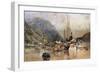 Shipping on the Hudson River-Samuel Colman-Framed Giclee Print