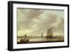 Shipping on the Kil with `Oude Wachthuis' and the Grote Kerk, Dordrecht Beyond-Jan Van Goyen-Framed Giclee Print