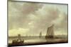 Shipping on the Kil with `Oude Wachthuis' and the Grote Kerk, Dordrecht Beyond-Jan Van Goyen-Mounted Giclee Print