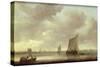 Shipping on the Kil with `Oude Wachthuis' and the Grote Kerk, Dordrecht Beyond-Jan Van Goyen-Stretched Canvas