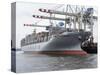 Shipping, Port, Hamburg, Germany-Hans Peter Merten-Stretched Canvas