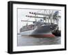 Shipping, Port, Hamburg, Germany-Hans Peter Merten-Framed Photographic Print