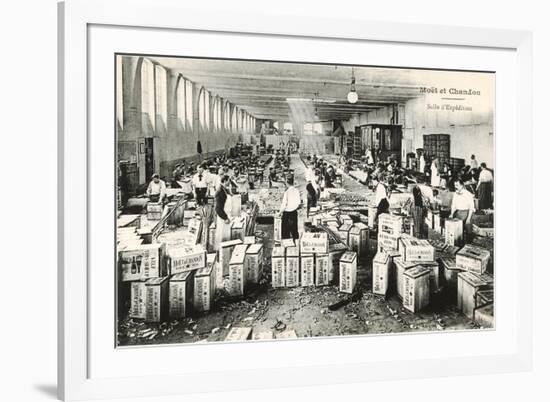 Shipping Room, Moet et Chandon-null-Framed Premium Giclee Print