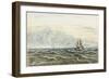 Shipping Scene Off Tynemouth (Watercolour, Bodycolour and Pencil on Paper)-James Henry Cleet-Framed Giclee Print