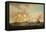 Shipping Scene-Thomas Whitcombe-Framed Stretched Canvas