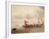 Shipping Scene-Simon Jacobsz. Vlieger-Framed Giclee Print