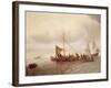 Shipping Scene-Simon Jacobsz. Vlieger-Framed Giclee Print