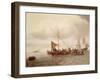 Shipping Scene-Simon Jacobsz. Vlieger-Framed Giclee Print