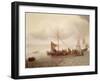 Shipping Scene-Simon Jacobsz. Vlieger-Framed Giclee Print