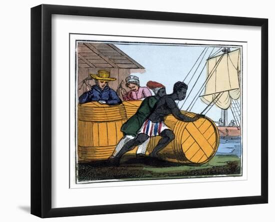 Shipping the Casks, 1826-null-Framed Giclee Print