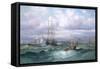 Shippping of the Coast at Brighton-Charles Thorneley-Framed Stretched Canvas