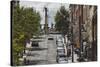 Shipquay Street, inside the walled city, Derry (Londonderry), County Londonderry, Ulster, Northern -Nigel Hicks-Stretched Canvas