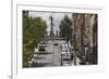 Shipquay Street, inside the walled city, Derry (Londonderry), County Londonderry, Ulster, Northern -Nigel Hicks-Framed Photographic Print