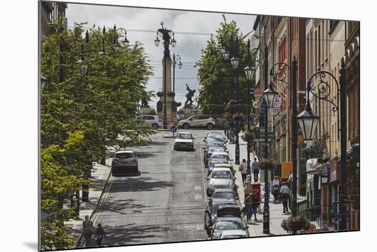 Shipquay Street, inside the walled city, Derry (Londonderry), County Londonderry, Ulster, Northern -Nigel Hicks-Mounted Photographic Print