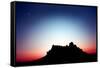 Shiprock at Dusk-Douglas Taylor-Framed Stretched Canvas