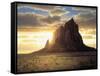 Shiprock-R.W. Hedge-Framed Stretched Canvas