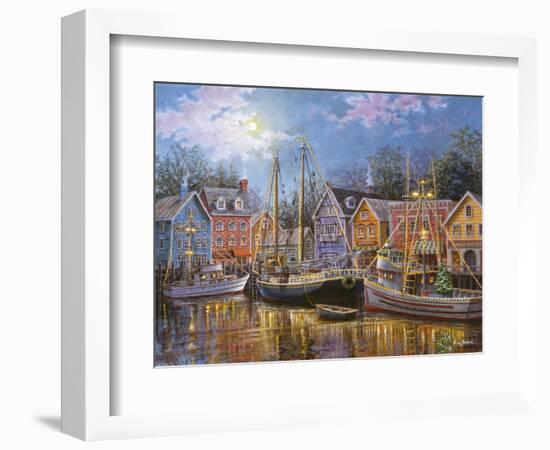 Ships Aglow-Nicky Boehme-Framed Giclee Print