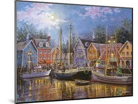 Ships Aglow-Nicky Boehme-Mounted Giclee Print