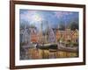 Ships Aglow-Nicky Boehme-Framed Giclee Print