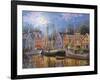 Ships Aglow-Nicky Boehme-Framed Giclee Print