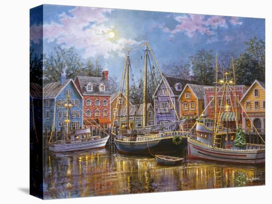 Ships Aglow-Nicky Boehme-Stretched Canvas